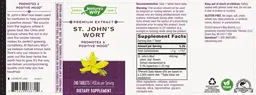 Label for St. John's Wort