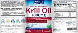 Label for Krill Oil 1000 mg