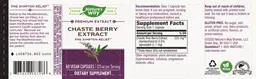 Label for Chaste Berry Extract
