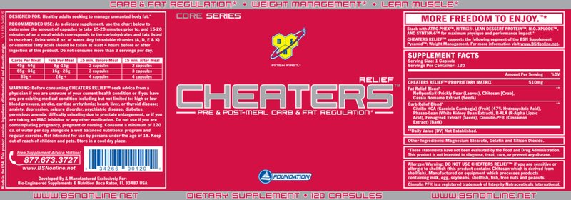 Cheaters Relief