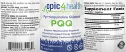 Label for PQQ