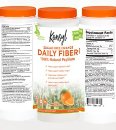 Label for Daily Fiber Orange