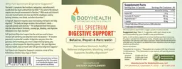 Label for Full Spectrum Digestive Support