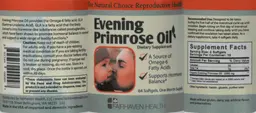Label for Evening Primrose Oil