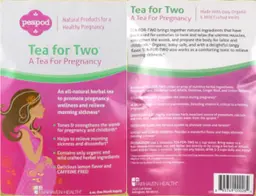 Label for Tea for Two Delicious Lemon Flavor