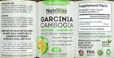 Label for Garcinia Cambogia