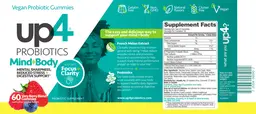 Label for Probiotic Mind + Body Very Berry Blend