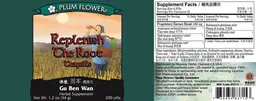 Label for Replenish The Root Teapills