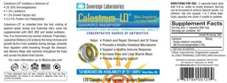 Label for Colostrum-LD 480 mg
