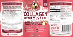 Label for Collagen Hydrolysate Apple + Cucumber Flavored