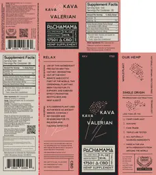 Label for Kava Kava Valerian