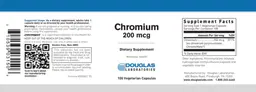 Label for Chromium 200 mcg