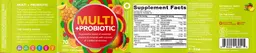Label for Multi + Probiotic Tropical Twist