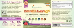 Label for PerfectAminoXP Powder Mixed Berry
