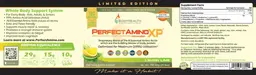 Label for PerfectAminoXP Powder Lemon Lime