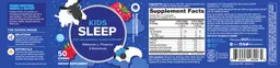 Label for Kids Sleep Razzzberry