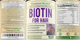 Label for Biotin for Hair