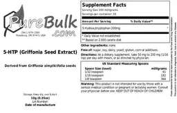 5-HTP (Griffonia Seed Extract)