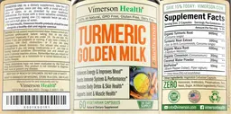 Label for Turmeric Golden Milk