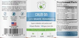 Label for Calm On