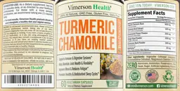 Label for Turmeric Chamomile