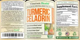 Label for Turmeric Celadrin