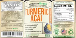 Label for Turmeric Acai