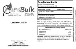 Calcium Citrate