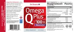 Label for Omega Q Plus 100 Resveratrol