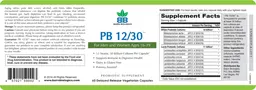 Label for PB 12/30