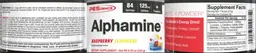 Label for Alphamine Raspberry Lemonade