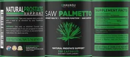 Label for Saw Palmetto