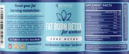 Label for Fat Burn Detox for Women