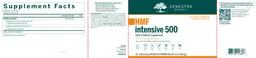 Label for HMF Intensive 500