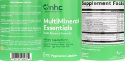 Label for MultiMineral Essentials
