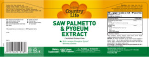Saw Palmetto & Pygeum Extract