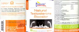 Label for Natural Testosterone Booster