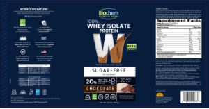 100% Whey Isolate Protein Sugar-Free Cho