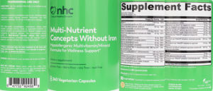 Multi-Nutrient Concepts Without Iron