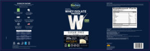 100% Sugar-Free Whey Isolate Protein Nat