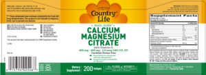Calcium Magnesium Citrate With Vitamin D