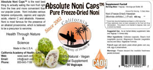 Absolute Noni Caps Pure Freeze-Dried Non