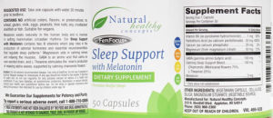 Sleep Support with Melatonin