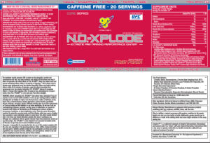 N.O.-Xplode Fruit Punch Caffeine Free