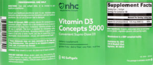 Vitamin D3 Concepts 5000