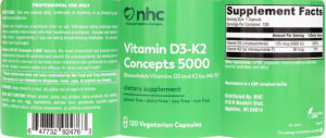 Vitamin D3-K2 Concepts 5000
