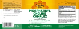 Label for Phosphatidyl Choline Complex 1200 mg