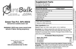 Green Tea P.E. 50% EGCG