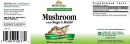 Label for Mushroom with Chaga & Reishi