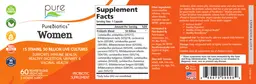 Label for PureBiotics Women